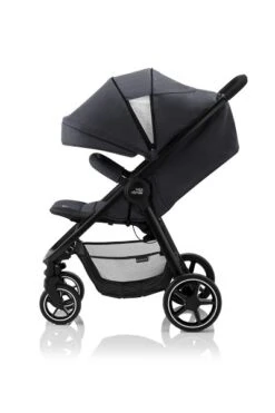 Britax Römer B-AGILE M Black Shadow Buggy -Günstiges CYBEX || Britax || VOX Geschäft b agile m blackshadow 01 backrestdown 2019