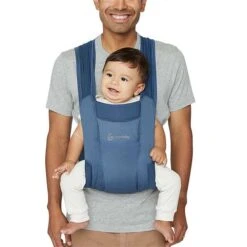Ergobaby Embrace Soft Air Mesh Blue Babytrage Für Neugeborene -Günstiges CYBEX || Britax || VOX Geschäft baby carrier embrace soft air mesh blue 4