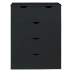 Trendteam Basix Kommode 5 Schubkästen Schwarz -Günstiges CYBEX || Britax || VOX Geschäft basix ko 1709 033 32 frontal freisteller 20211126