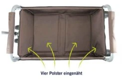 Beachtrekker LiFe Bollerwagen Rot Stabil Und Leicht Inkl. Feststellbremse -Günstiges CYBEX || Britax || VOX Geschäft beachtrekker life info polster