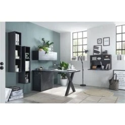 Mäusbacher Big System Office Set 1 8-teilig | Flamed Wood Black