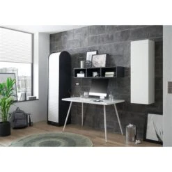 Mäusbacher Big System Office Set 2 6-teilig | Schwarzstahl / Weiß