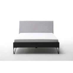 Meise Möbel Boston Metallbett Beige 180 X 200 Cm Füße Wählbar Kopfteil Raute -Günstiges CYBEX || Britax || VOX Geschäft boston kt 1 gestanzt sawana 84 grau beige speichenfuss frontal 140x200 cm 6074 20 fein 6