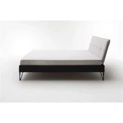 Meise Möbel Boston Metallbett Beige 180 X 200 Cm Füße Wählbar Kopfteil Gesteppt Umlaufende Biese -Günstiges CYBEX || Britax || VOX Geschäft boston kt 3 biese sawana 84 grau beige speichenfuss seite ohne deko 2542 20 fein 2