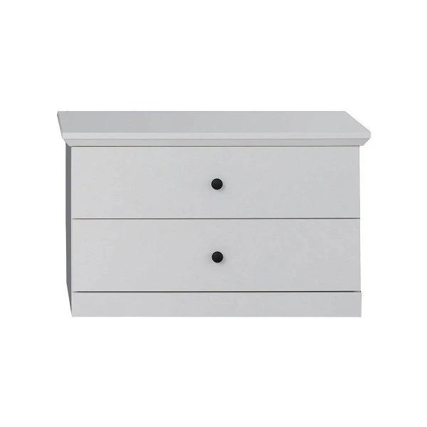 Trendteam Baxter Sitzbank Weiß Dekor | Mit Einlegeböden 1 Trendteam Baxter Sitzbank Weiß Dekor | Mit Einlegeböden