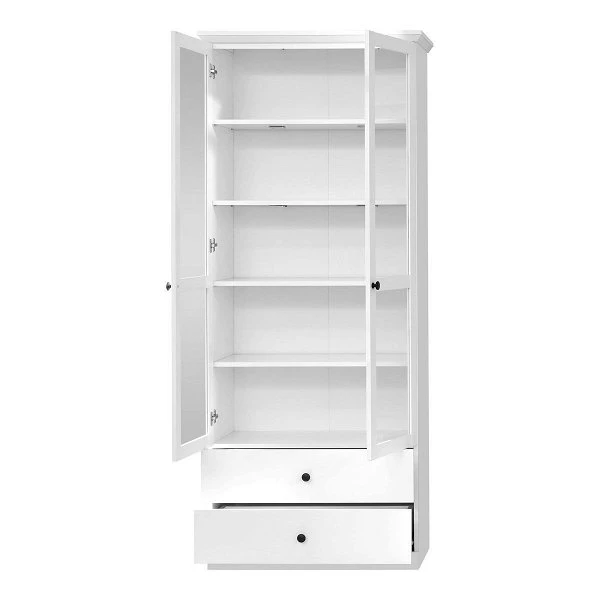 Trendteam Baxter Anbauwand 3-teilig Weiß Dekor | Breit Hoch 3 Trendteam Baxter Anbauwand 3-teilig Weiß Dekor | Breit Hoch – Bild 3