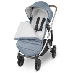 UPPAbaby Fußsack Cozy Ganoosh Gregory Blue Melange -Günstiges CYBEX || Britax || VOX Geschäft cgn20 grg oncruzv2 open 760x1200 3af8297