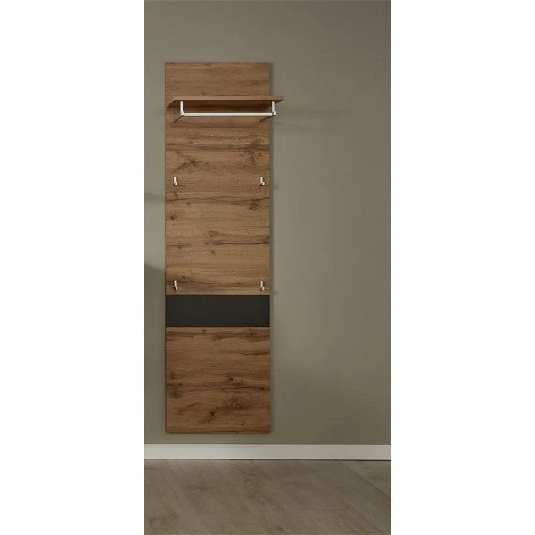 Trendteam Coast Garderoben-Set 4-teilig Hoch Wotan Eiche / Grau Melamin 5 Trendteam Coast Garderoben-Set 4-teilig Hoch Wotan Eiche / Grau Melamin – Bild 5