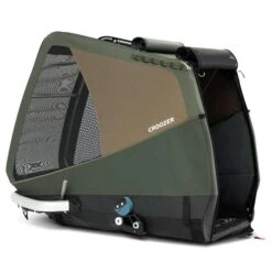 Croozer Dog Tammo Moss Green Fahrradanhänger Für Sehr Große Hunde Geeignet -Günstiges CYBEX || Britax || VOX Geschäft croozer dog tammo moss green 2022 box side