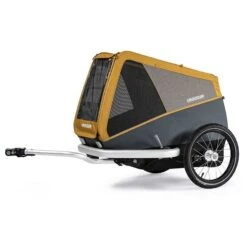 Croozer Dog Peppa Pineapple Yellow Fahrradanhänger Für Mittelgroße Hunde Geeignet