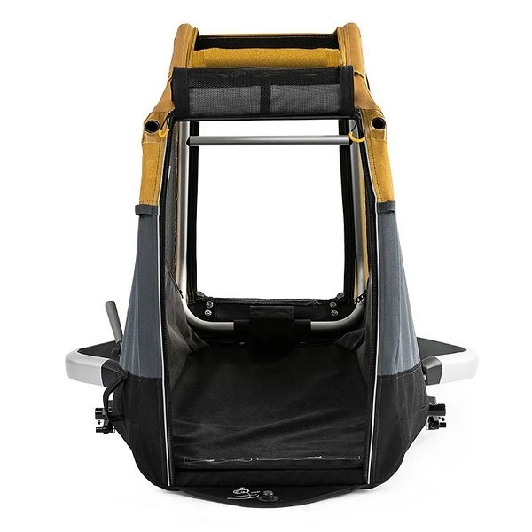 Croozer Dog Peppa Pineapple Yellow Fahrradanhänger Für Mittelgroße Hunde Geeignet 2 Croozer Dog Peppa Pineapple Yellow Fahrradanhänger Für Mittelgroße Hunde Geeignet – Bild 2