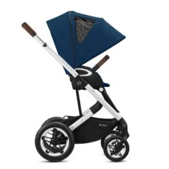 CYBEX Talos S LUX Sportwagen Navy Blue Gestell In Silver -Günstiges CYBEX || Britax || VOX Geschäft cyb 20 talosslux eu nabl slv y270 fwf xlcanopy