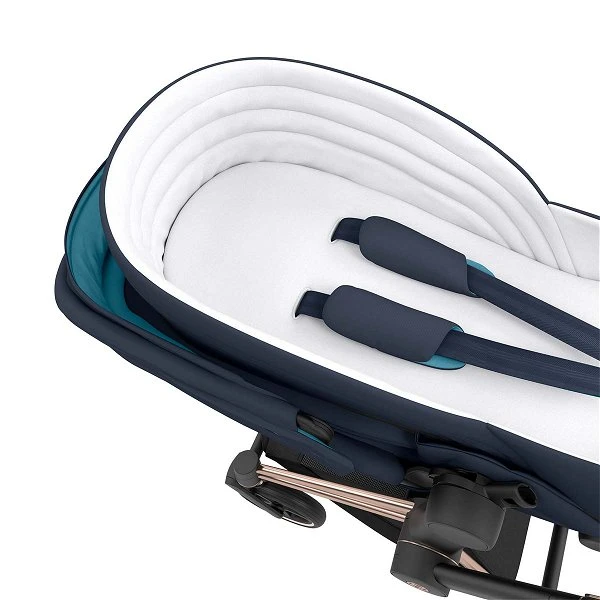 CYBEX Platinum Lite Cot Nautical Blue New Generation Tragetasche – Bild 2