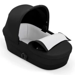 CYBEX Melio Babywanne Deep Black -Günstiges CYBEX || Britax || VOX Geschäft cyb 21 melio2cot eu dpbl y315 inside view