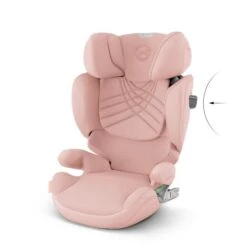 CYBEX Solution T I-Fix PLUS Peach Pink | 3 Bis 12 Jahre I-Size -Günstiges CYBEX || Britax || VOX Geschäft cyb 22 eu y045 solutiont plus pcpi lsp screen hd