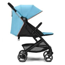 CYBEX Beezy Buggy Beach Blue Gestell In Black -Günstiges CYBEX || Britax || VOX Geschäft cyb 22 int exc us y270 beezy blk bebl fullyreclined
