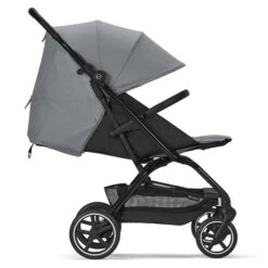 CYBEX Eezy S+2 Buggy Lava Grey Gestell In Black | Mit All-Terrain Rädern -Günstiges CYBEX || Britax || VOX Geschäft cyb 22 int excl us y270 eezys 2 blk lagr lieflat