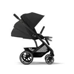 CYBEX Balios S LUX Kinderwagen + Cloud T I-Size Bundle Moon Black -Günstiges CYBEX || Britax || VOX Geschäft cyb 22 int excl us y270 baliosslux blk moob recline steps.tif screen hd 2