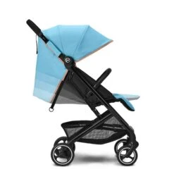 CYBEX Beezy Buggy Beach Blue - Gestell Black -Günstiges CYBEX || Britax || VOX Geschäft cyb 22 int excl us y270 beezy blk bebl reclinesteps