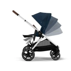 CYBEX Gazelle S Kinderwagen Ocean Blue + Cloud T I-Size + Zubehör Bundle -Günstiges CYBEX || Britax || VOX Geschäft cyb 22 int excl us y270 gazelles slv ocbl rwf reclinesteps screen hd