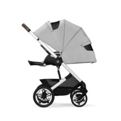 CYBEX Talos S LUX Kinderwagen Bundle Lava Grey Gestell In Silver -Günstiges CYBEX || Britax || VOX Geschäft cyb 22 int excl us y270 talosslux slv lagr rwf lieflat screen hd