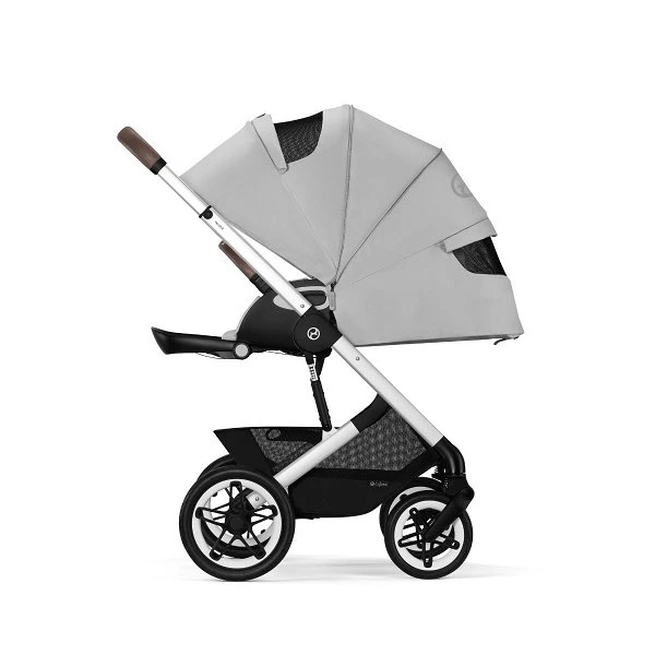 CYBEX Talos S LUX Kinderwagen Bundle Lava Grey Gestell In Silver – Bild 6