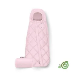 Cybex Snogga Mini 2 Powder Pink Fußsack -Günstiges CYBEX || Britax || VOX Geschäft cyb 22 int combi snoggamini2 carrybag podp conscious print medium