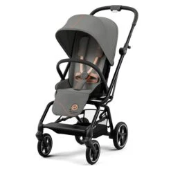 CYBEX Eezy S Twist+2 Buggy Lava Grey Gestell Black | Mit All-Terrain Rädern
