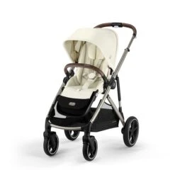 CYBEX Gazelle S Kinderwagen Seashell Beige + Cloud T I-Size + Zubehör Bundle -Günstiges CYBEX || Britax || VOX Geschäft cyb 22 int y045 gazelle tpe sebe screen hd