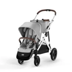 CYBEX Gazelle S Sportwagen Lava Grey Gestell In Silver | Der City-Shopper