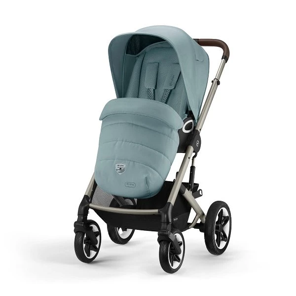 CYBEX Talos S LUX Kinderwagen Bundle Sky Blue Gestell In Taupe 3 CYBEX Talos S LUX Kinderwagen Bundle Sky Blue Gestell In Taupe – Bild 3