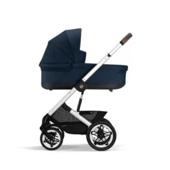 CYBEX Talos S LUX Kinderwagen Bundle Ocean Blue Gestell In Silver -Günstiges CYBEX || Britax || VOX Geschäft cyb 22 int y090 talosslux cotslux slv ocbl screen hd