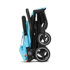 CYBEX Beezy Buggy Beach Blue - Gestell Black -Günstiges CYBEX || Britax || VOX Geschäft cyb 22 int y270 beezy blk bebl compact 1