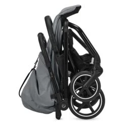 CYBEX Eezy S+2 Buggy Lava Grey Gestell In Black | Mit All-Terrain Rädern -Günstiges CYBEX || Britax || VOX Geschäft cyb 22 int y270 eezys 2 blk lagr fold self standing