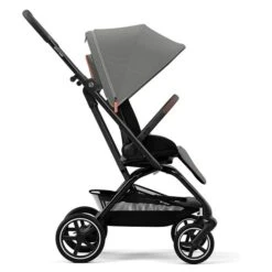CYBEX Eezy S Twist+2 Buggy Lava Grey Gestell Black | Mit All-Terrain Rädern -Günstiges CYBEX || Britax || VOX Geschäft cyb 22 int y270 eezystwist 2 blk lagr