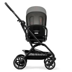 CYBEX Eezy S Twist+2 Buggy Lava Grey Gestell Black | Mit All-Terrain Rädern -Günstiges CYBEX || Britax || VOX Geschäft cyb 22 int y270 eezystwist 2 blk lagr rotation