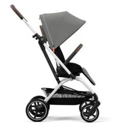 CYBEX Eezy S Twist+2 Buggy Lava Grey Gestell Silver | Mit All-Terrain Rädern -Günstiges CYBEX || Britax || VOX Geschäft cyb 22 int y270 eezystwist 2 slv lagr