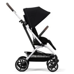 CYBEX Eezy S Twist+2 Buggy Moon Black Gestell Silver | Mit All-Terrain Rädern -Günstiges CYBEX || Britax || VOX Geschäft cyb 22 int y270 eezystwist 2 slv moob