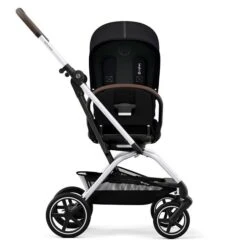 CYBEX Eezy S Twist+2 Buggy Moon Black Gestell Silver | Mit All-Terrain Rädern -Günstiges CYBEX || Britax || VOX Geschäft cyb 22 int y270 eezystwist 2 slv moob rotation