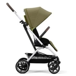 CYBEX Eezy S Twist+2 Buggy Nature Green Gestell Silver | Mit All-Terrain Rädern -Günstiges CYBEX || Britax || VOX Geschäft cyb 22 int y270 eezystwist 2 slv nagr