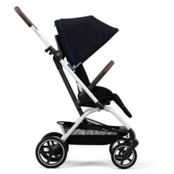 CYBEX Eezy S Twist+2 Buggy Ocean Blue Gestell Silver | Mit All-Terrain Rädern -Günstiges CYBEX || Britax || VOX Geschäft cyb 22 int y270 eezystwist 2 slv ocbl