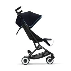 CYBEX Libelle Buggy Ocean Blue Gestell Black | Einfach Faltbar -Günstiges CYBEX || Britax || VOX Geschäft cyb 22 int y270 libelle blk ocbl legrest steps