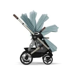 CYBEX Talos S LUX Sportwagen Sky Blue Gestell In Taupe -Günstiges CYBEX || Britax || VOX Geschäft cyb 22 int y270 talosslux tpe skbl folding steps