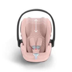 CYBEX Cloud T I-Size Plus Peach Pink Babyschale -Günstiges CYBEX || Britax || VOX Geschäft cyb 23 eu y000 cloudt pcpi plus headrest print medium