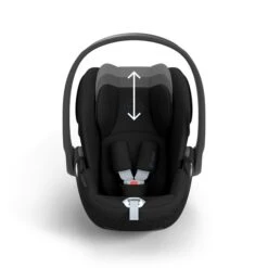 CYBEX Cloud T I-Size Sepia Black Babyschale -Günstiges CYBEX || Britax || VOX Geschäft cyb 23 eu y000 cloudt sebl headrest print medium