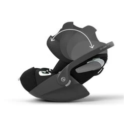 CYBEX Cloud T I-Size Sepia Black Babyschale -Günstiges CYBEX || Britax || VOX Geschäft cyb 23 eu y090 cloudt sebl canopy steps print medium