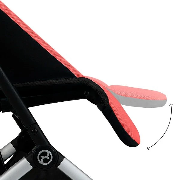 Cybex Orfeo Hibiscus Red | Gestell Silber 7 Cybex Orfeo Hibiscus Red | Gestell Silber – Bild 7