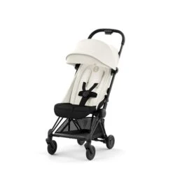 CYBEX Coya Chrome Matt Black Off White -Günstiges CYBEX || Britax || VOX Geschäft cyb 23 int y045 coya ofwh mabl sunvisor