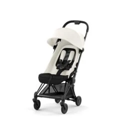 CYBEX Coya Chrome Matt Black Off White -Günstiges CYBEX || Britax || VOX Geschäft cyb 23 int y045 coya ofwh mabl withoutinlay