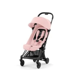 CYBEX Coya Chrome Matt Black Peach Pink -Günstiges CYBEX || Britax || VOX Geschäft cyb 23 int y045 coya pcpi mabl withoutinlay
